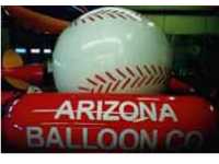 baseball shape helium balloon