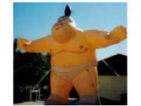 Sumo wrestler cold-air advertising inflatables